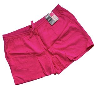 NWT Eddie Bauer Aspire Pull On Shorts Size XXL Pink Sangria